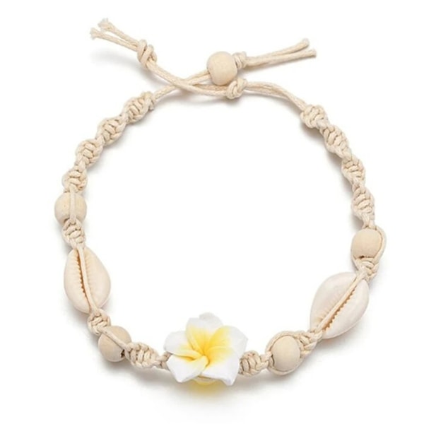 Mode Bohemian Anklet Beach Ankell Charm Kvinnor Blomma Footchain Sommar Tillbehör Strand Barfot Armband Ankel På Bent A