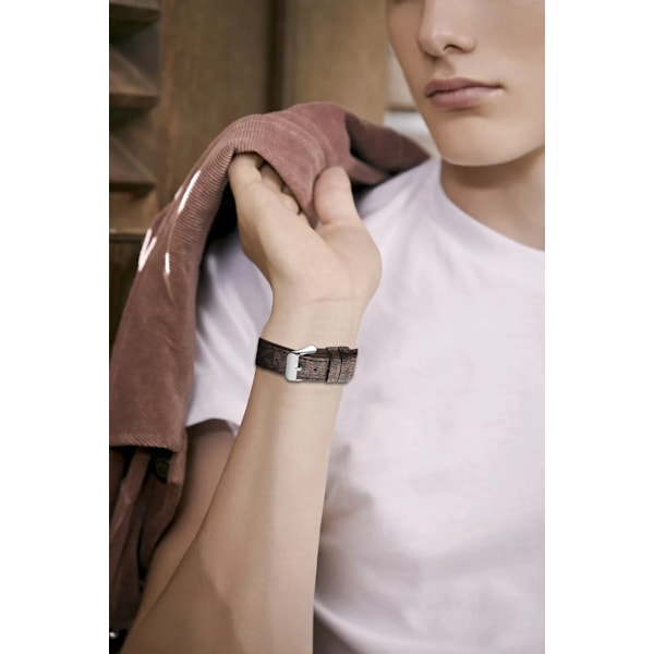Watch som är kompatibla med Apple Watch band 38 40 mm 41 mm 42 mm 44 mm 45 mm, klassiskt band med designerretro läderband Red 38mm 40mm 41mm
