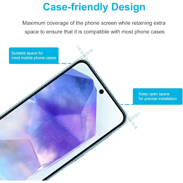 99D Härdat Glas Skärmskydd För Samsung Galaxy A55 A35 5G, 1 Till 4Pcs For Galaxy A35 5G 1 Pcs