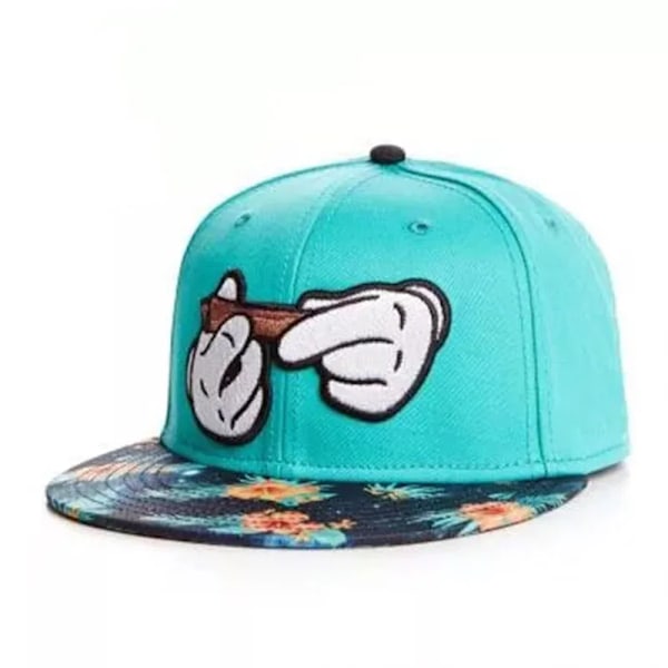 PANGKB Delicioso Cap Cartoon Mordida Metal Munchies Cookie Blå Snapback-keps för Vuxna Utomhusresor Sol Baseboll Sportkeps 43