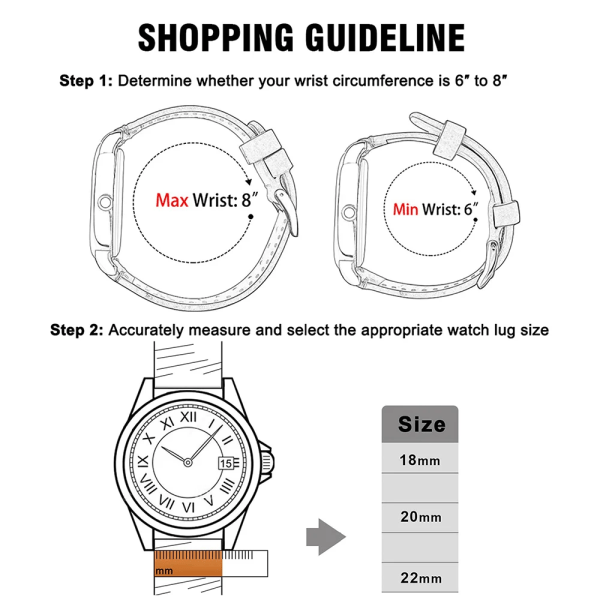 Top Grain äkta läder watch , Quick Release 18mm/20mm/22mm watch , Passar Samsung Galaxy Watch, Garmin Huawei Watch Red White Silver