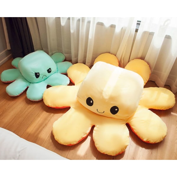 Super stor Flipped Octopus Dubbelsidig Flipped Doll Octopus Doll 130cm