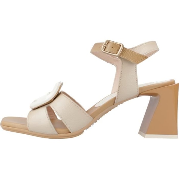 HISPANITAS CHV243272 Beige Skor - Dam - Textilfoder - 8 cm klack - 37