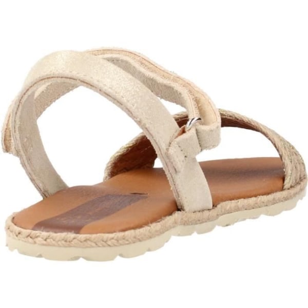 Sandal - barfota POPA 136036 Gul - Child Girl - Åtdragningsspänne Gul 34