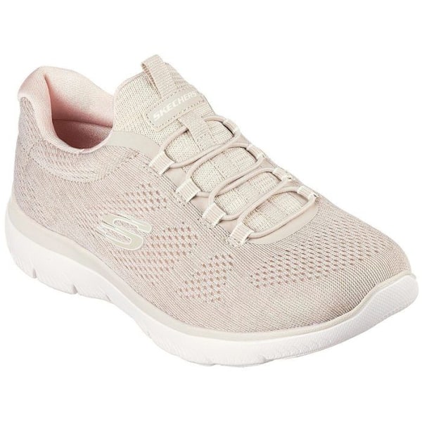 Sneakers - Skechers - SUMMITS VEGAN - Dam - Taupe - Textil - Spetsar - 37