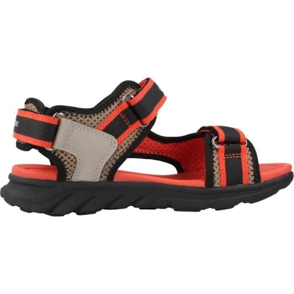 Pojksandaler - GEOX J SANDAL AIRADYUM B - Orange - Syntet och textil - Åtdragningsspänne - Kil Orange 35