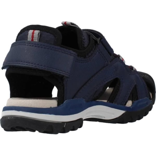 Geox Juniors Borealis barnsandal - Marinsilver - Scratch/snören - Exceptionell komfort Blå 32