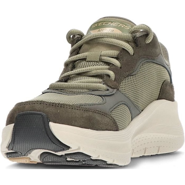 Archfit sneakers för män SKECHERS - Modell 232702 - Oliv - Spetsar - Textil Oliv 45