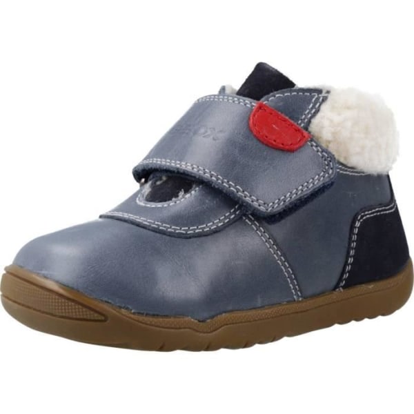 GEOX MACCHIA BOY Sneakers - Boy - Blå - Medium skafthöjd - Snören - Textil