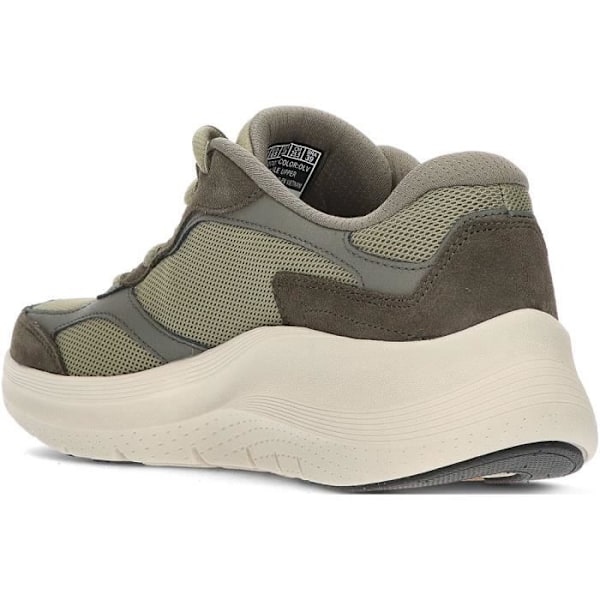 Archfit Sneakers för män - SKECHERS - 232702 - Oliv - Grön - Spetsar - Vuxen - Platt - Textil Oliv 40