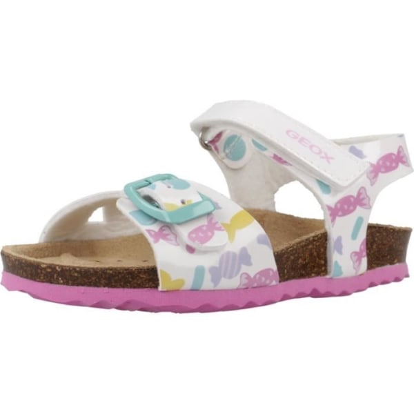 Sandaler - GEOX - B SANDAL CHALKI GIRL - Vit - Wedge - Child Girl Vit 27