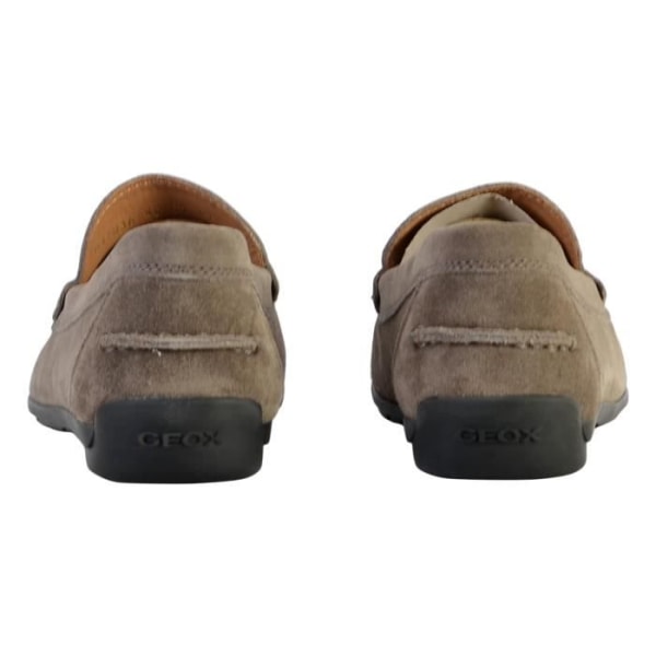 Loafers för män - Geox Siron Dove - Nubuck - Grå - Exceptionell komfort 41