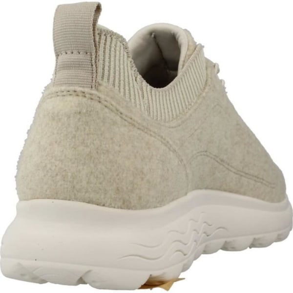 Sneakers dam - GEOX D SPHERICA - Beige - Snören - Platt klack Beige 36