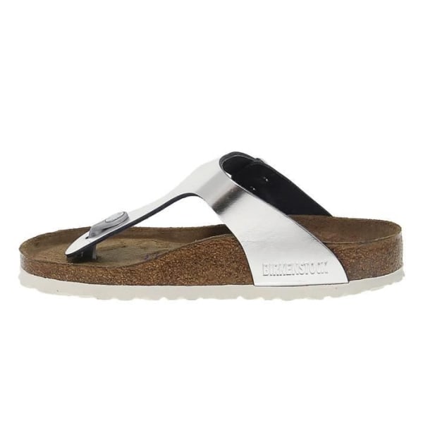 Birkenstock platta sandaler 1003674 - Dam - Silver - Läder 41