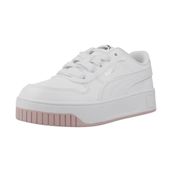 Puma Junior Carina Street Holo 2 Low Top Sneaker - Puma White Mauve Mist Puma vit lila dimma 31