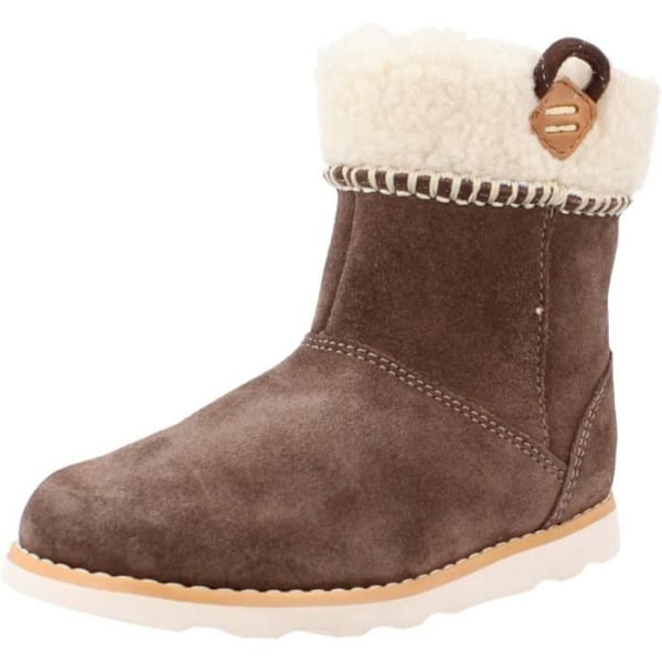 CLARKS CROWN LOOP T Brun Balettlägenheter - Tjej - Vuxen - Läder - 25