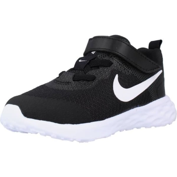 Boy's Sneaker - NIKE - 115958 Svart - Textil - Snören - Gummisula Svart 22