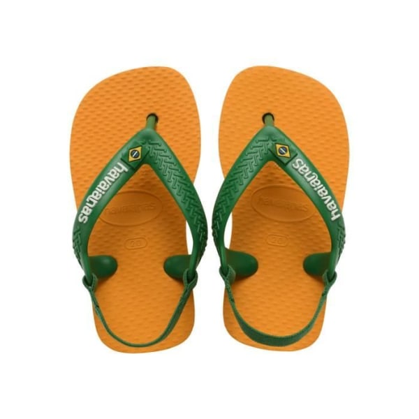 Havaianas Brasil Logo II Baby Flip Flops - Orange - Gummi - För barn
