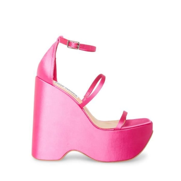 Steve Madden Varia plattformspumpar för kvinnor - fuchsia - Syntet - Med resår - Platta Fuchsia 38