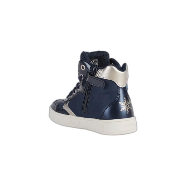 Geox Skylin High Top Läder Sneaker - Marinblå/Platina Marinblå/platina 28