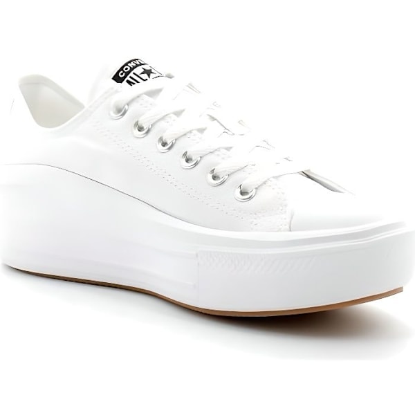 Chuck Taylor All Star Move Platform OX White Sneakers - CONVERSE - Canvas - Spetsar - Vuxen - Unisex Vit 37