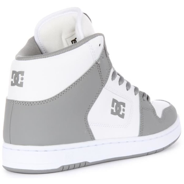 Sneakers för män - DC SHOES - Manteca 4 Hi - Läder - Vit Grå - Snören Vit grå 40 1/2