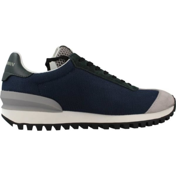 Sneaker - EMPORIO ARMANI - 135198 - Blå - Man - Textil - Spetsar