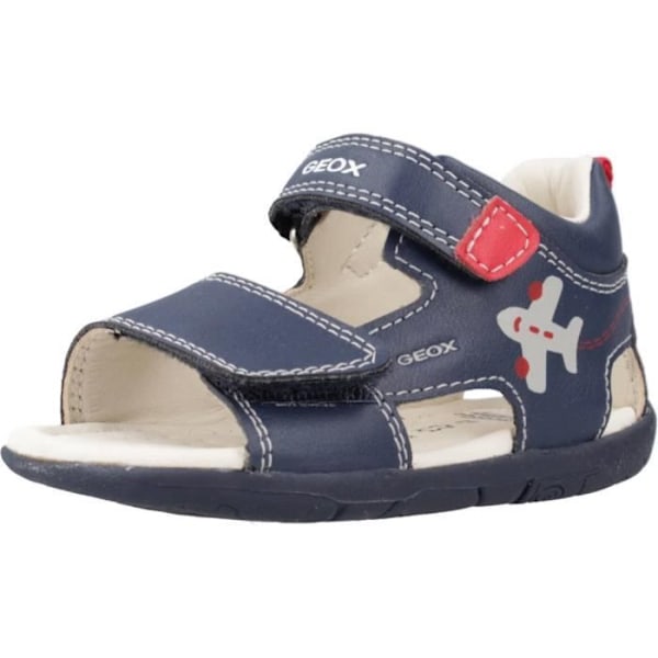 GEOX B SANDAL TAPUZ Pojksandaler - Blå - Åtdragningsspänne - Kil Blå 20