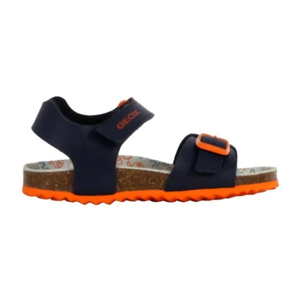 Geox Ghita Lädersandal - Marin-Mörkorange 33