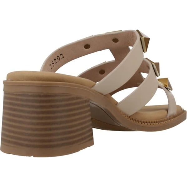 MENBUR 25292M Beige pumps - Dam - 6,5 cm klack - Syntetfoder och exteriör Beige 37