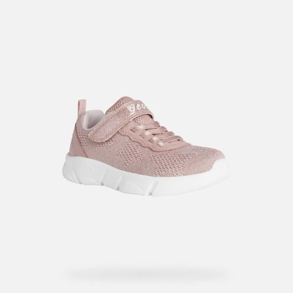 J ARIL Sneakers - GEOX - Girl - Ljusrosa - Barn - Spetsar - Textil - Platt 37