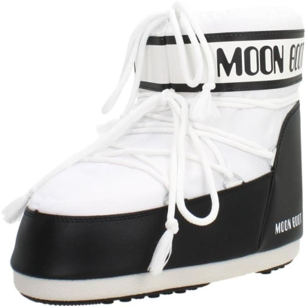 Moon Boot - Klassisk Låg - Vit - Snören