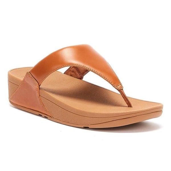 FitFlop Lulu damsandaler i brunt läder - EU 36 - Ergonomiska Microwobbleboard™ innersulor 38