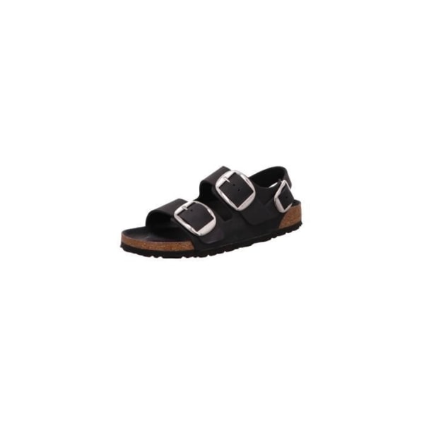 Sandal - BIRKENSTOCK - MILANO BIG BUCKLE - Läder - Åtdragningsspänne - Svart 38