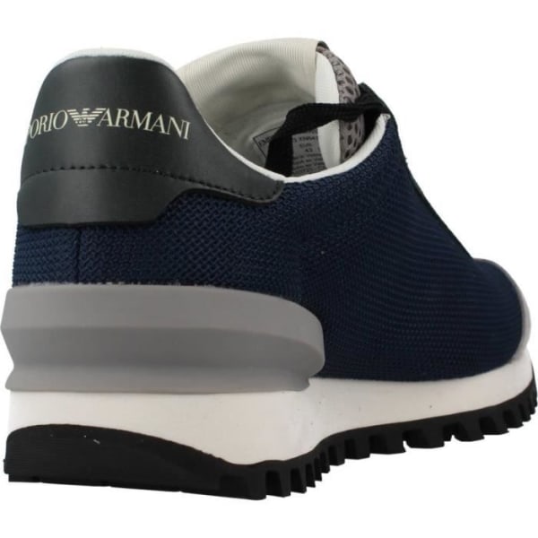 Sneaker - EMPORIO ARMANI - 135198 - Blå - Man - Textil - Spetsar