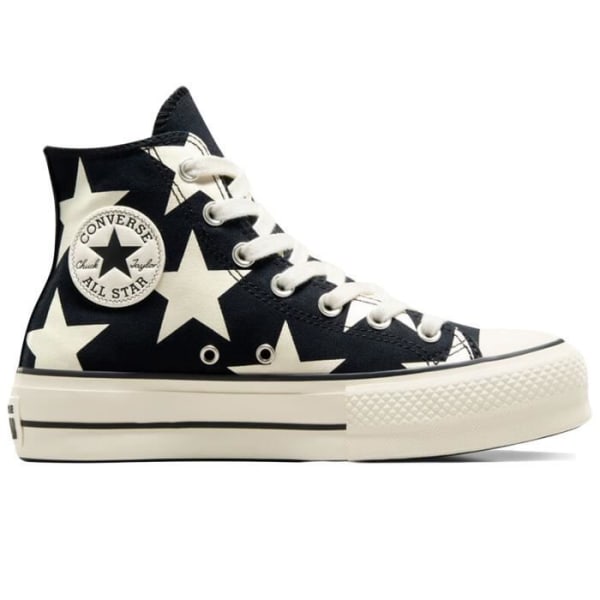 Converse Chuck Taylor All Star Lift Platform Large Stars Skor för Dam Svart 41