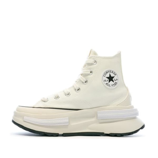 Converse Run Star Legacy Sneakers för kvinnor - Ecru - Off-white - Höga skor - Ovandel i textil Äggskal 37 1/2