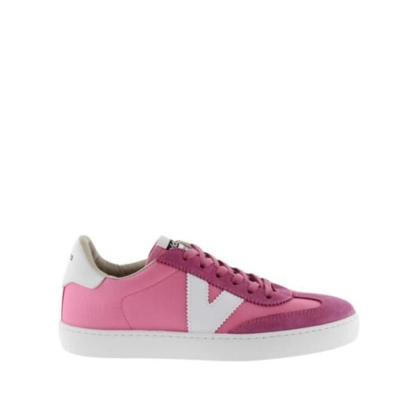 Damsneakers - VICTORIA - Textil - Spetsar - Fucsia - Rosa - 37