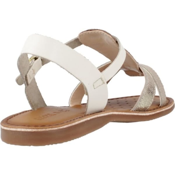 GEOX J EOLIE G.E sandaler för barnflickor - Beige - 2 cm kilklack - Åtdragningsspänne Beige 34