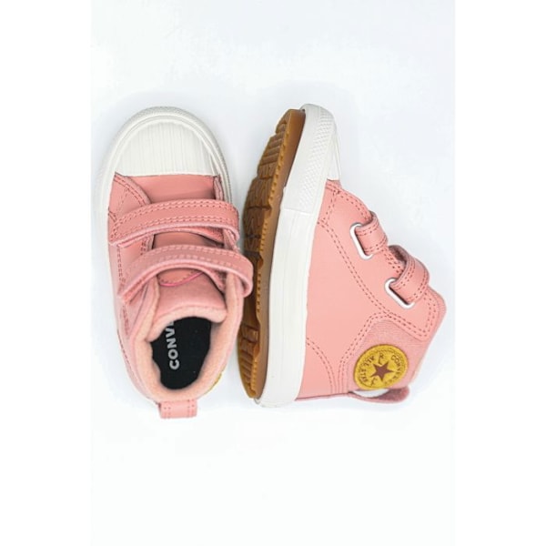 Converse Chuck Taylor Berkshire Boot 2V barnstövlar - Läder - Rosa - Resår - Hög Rosa 19