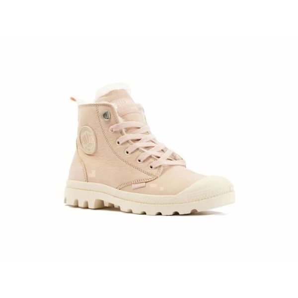 PALLADIUM Pampa Hi Zip Wl ankelstövlar för kvinnor - Nubuck och syntetisk ull - Varm sand-m - 38 Varm sand-m 40