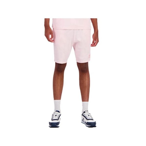 Bermuda - Le coq sportif - Bas short n1 m - 100% Bomull - Justerbar storlek - Lätt och bekväm Rosa M