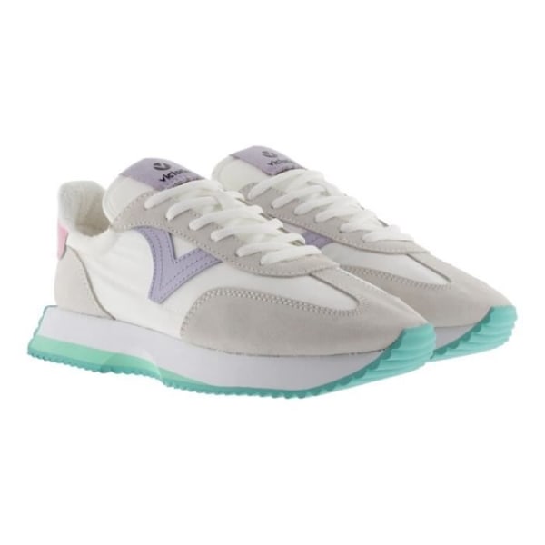 Sneakers dam - VICTORIA - 1134106 Vit - Platt klack - Snören Vit 38