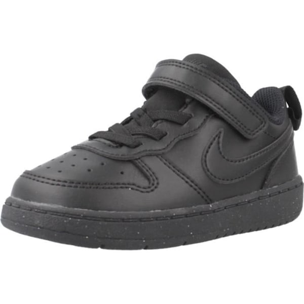 Nike Court Borough Low Recra Sneakers - Svarta - Syntet - Snören - Vuxen - Platta - Unisex Svart 19 1/2