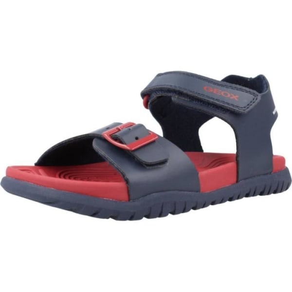 Geox Fusbetto Scratch Plate Sandal - Marinröd Röd 31