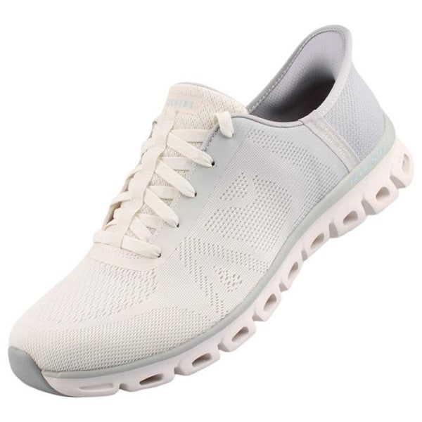 Skechers Grå Sneakers för kvinnor - SKECHERS - 104566-GRY - Hands Free Slip-ins™ - Spetsar - Platta - Textil Grå 38