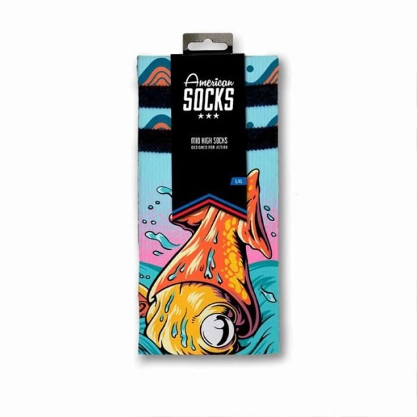 American Socks Seamonsters Socks - Blå - Storlek S/M och L/XL