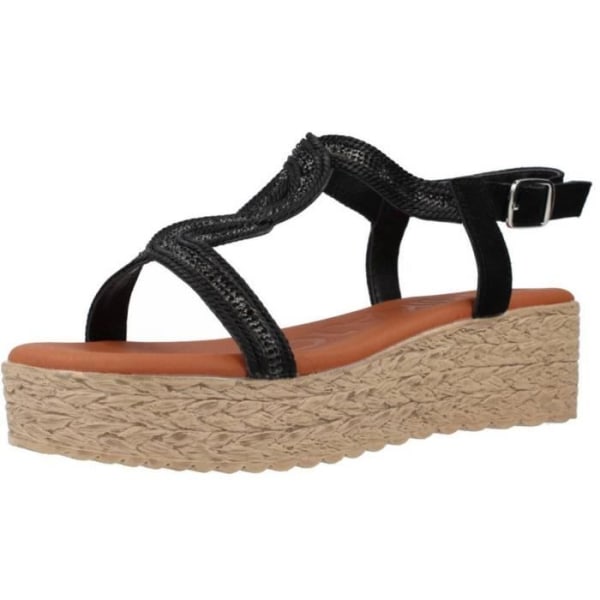 Sandal - barfota CHIKA10 138142 Svart - Dam - 5 cm kilklack - Åtdragningsspänne Svart 41