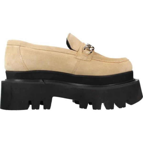 Mockasin dam - GUL - 109120 - Beige - Syntet - Gummi Beige 41