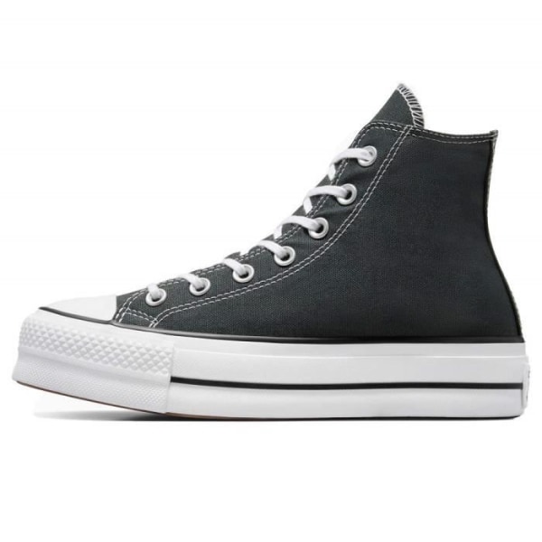 Damskor - CONVERSE - Chuck Taylor All Star Lift Hi - Grå - Platt klack - Snören 38